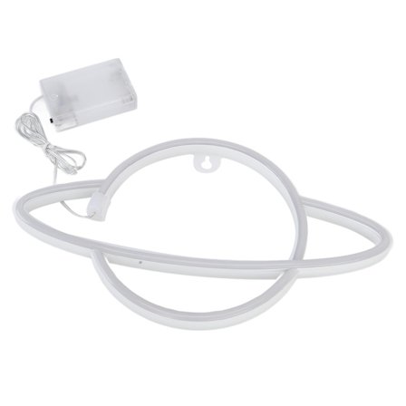 Planet Neon Skilt LED Nattlampe Dekorativt Lys for Hjem Soverom Bar Bryllup Bursdagsfest Dekor Blått Lys