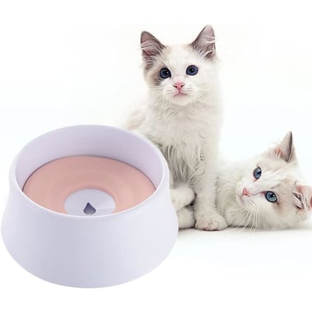 Gourmet Pet Food Bowl, Pink Dog Bowl With Microwave-Safe Feature, Non-Slip Base And Smooth Glaze For Easy Cleaning, Italian Design Adds Elegance