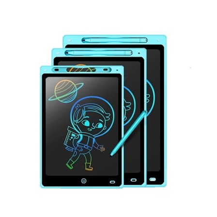 LCD-skrivetablet Tegnetablet BLÅ 12 TOMMERS