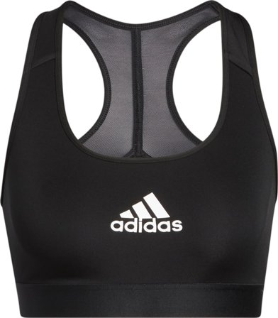 Adidas Women's Powerreact Training Medium-Support Bra Women undergarment Black S/A-C