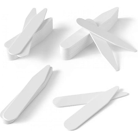 300 Muoviset Kaulusvahvistimet Miehille - Miesten Kaulusvahvistimet Miesten Pukeutumispaitoihin, 3 Kokoa, Paidan Kauluslisäkkeet