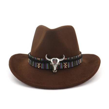 Cowboyhatt Stetson Style Fedora Summer Bred Brätte Cap