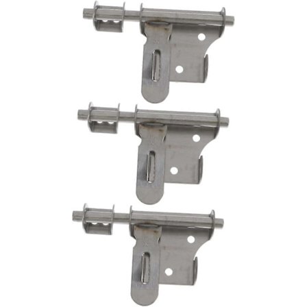 3 st Rostfritt Stål Bult Skjul Lås Säkerhetsdörr Säkerhetslås Hasp Bar Grind LGN