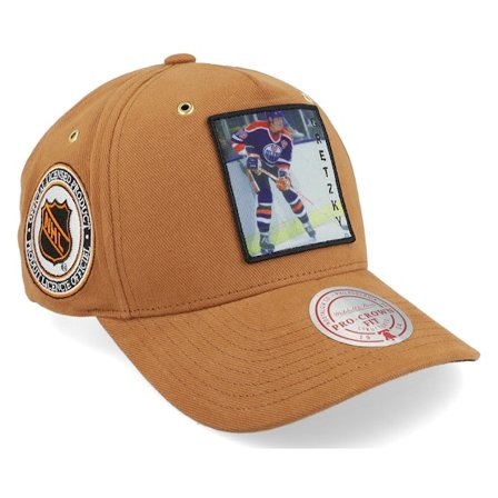 Mitchell & Ness - Beis adjustable Gorra - Hatstore Exclusive x Edmonton Oilers NHL Vintage Pro Crown Camel Adjustable @ Hatstore