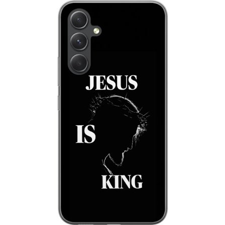 Yhteensopiva Puhelinkuori Samsung Galaxy A55 Värikkäitä kawaii-hahmoja pinottuna pystysuunnassa violetilla taustalla, pehmeillä muodoilla ja leikkisäl