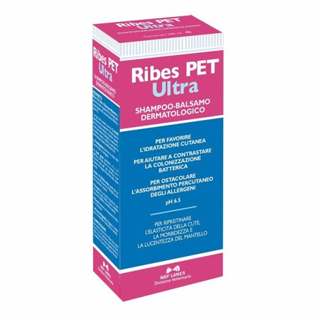 Ribes Pet Ultra Shampoo Balsamo Dermatologico Per Cani E Gatti