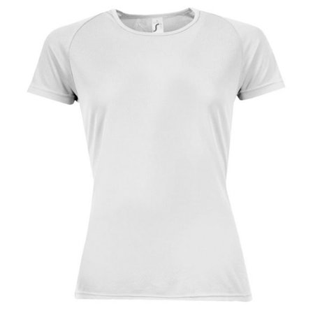 SOLS Dam/Dam Sporty Kortärmad T-shirt M Vit