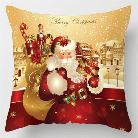 Julkuddfodral Case Holiday Home Xmas Dekor För Soffan