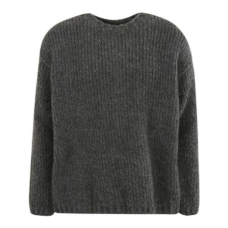 Off White, Round-neck Knitwear Grijs, Heren, Maat:XS