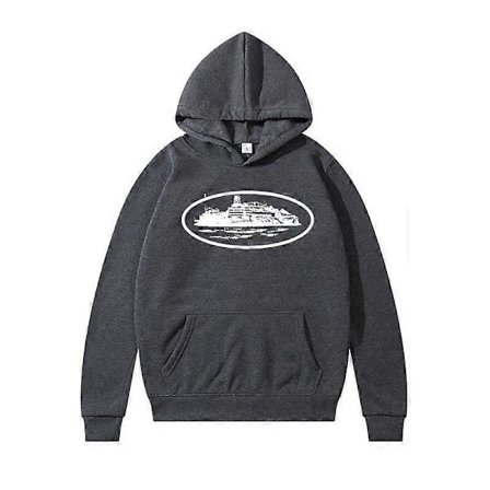 Muoti Corteiz Devil Island -painettu huppari High Street -tyylinen miesten trendikäs huppari