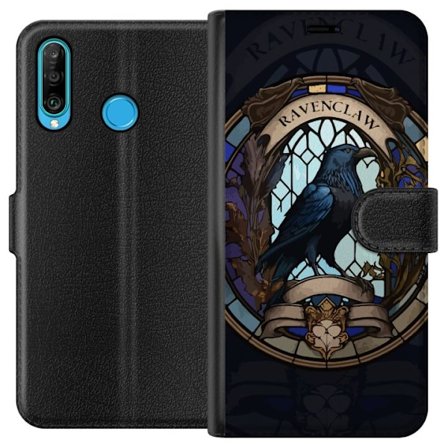 Kompatibelt Plånboksfodral till Huawei Huawei P30 lite Hogwarts Legacy