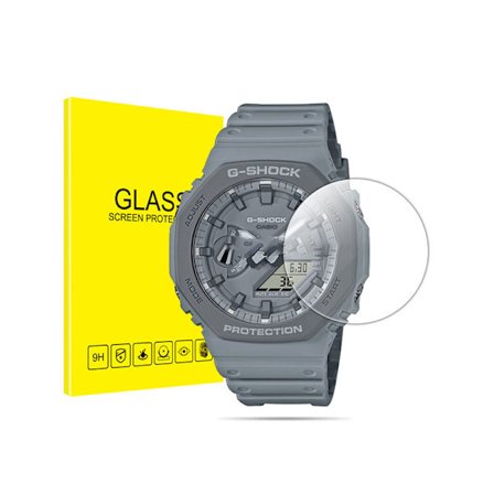Hærdet glasskærmbeskytter til smartwatch, 2-pak Casio GA-2200