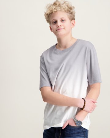 LMTD NLMHADS SS L TOP Grå T-skjorter Gutt - Kids Brand Store