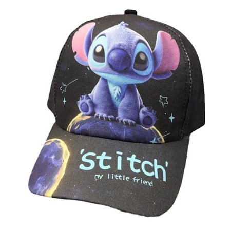 Anime tecknad Stitch barn baseballkeps tryckt ankunge tunga keps justerbar keps