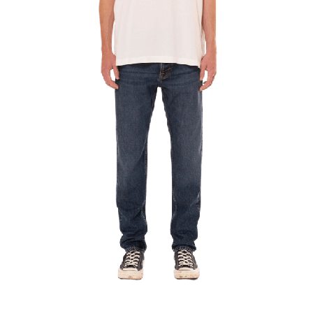 Nudie Jeans Steady Eddie II Blue Soil Herr Blå W34/L32