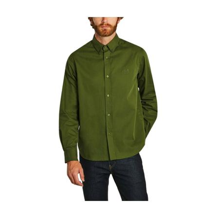 Kenzo Tiger emblem button-down shirt Grøn, Herre Skjorter