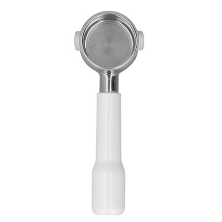 51 mm bottenlöst portafilterhandtag ersättning för ECO310 kaffemaskin C2 stil vit plast
