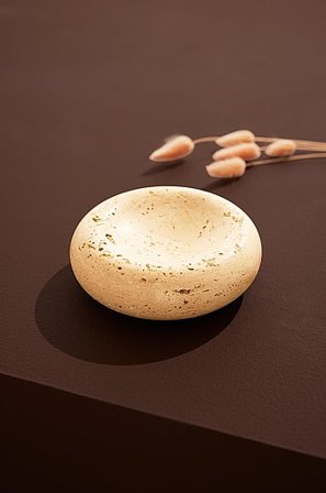 Jotex - Travertin Ø15 Cm Naturel Naturel - Moon - Koop Pastill - Overig bij Jotex