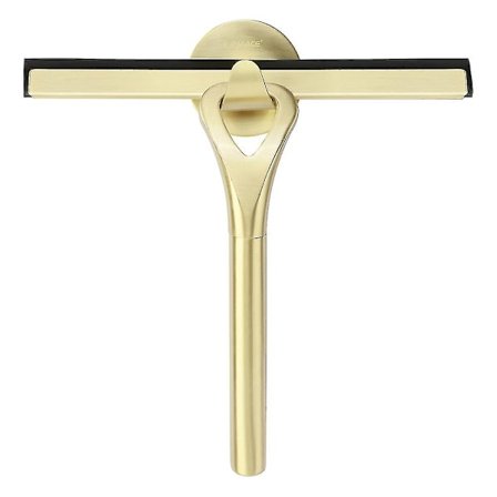 Duschskrapa, rostfritt stål duschskrapa, fönsterraka, duschskrapa med väggfäste utan borrning