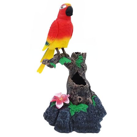 Elektroniska papegojleksaker Röststyrning Talande papegojor A A