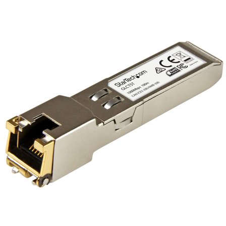 StarTech Cisco GLC-T Compatible SFP Module, 1000BASE-T, SFP to RJ45 Cat6/Cat5e, 1GE Gigabit Ethernet SFP, RJ-45 (Copper) 100m, Cisco Firepower,