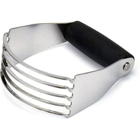 Deigblander Heavy Duty Bakverk Cutter Rustfritt Stål Smør Cutter Profesjonelt Bakeverktøy For Blanding Mel Smør (Svart)