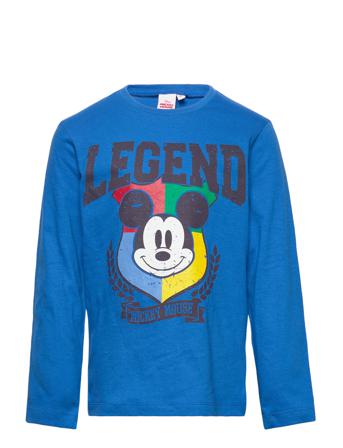 Long-Sleeved T-Shirt T-shirts Long-sleeved T-shirts Sininen Mickey Mouse