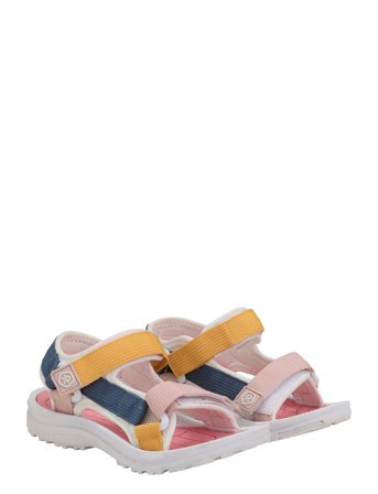 Color Kids | Colorblock Sandals W. Velcro | 33