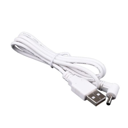 3,3 fot/1 m USB-hane till DC 3,5 x 1,35 mm 5V power-anslutningskabel USB till DC 5V power USB till DC power-kabel Vit
