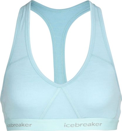 Icebreaker Women's Sprite Racerback Bra Women undergarment Blue XS