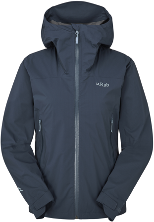 Rab W's Downpour Light Jacket Tempest Blue - Rab