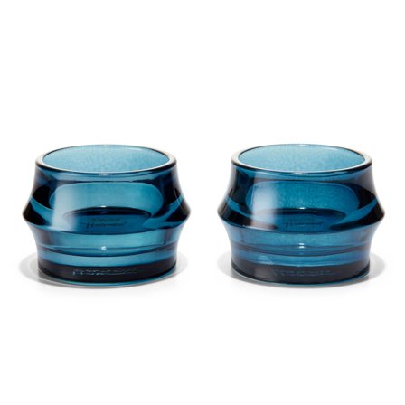 Holmegaard ARC ljuslykta 7 cm 2-pack, mörkblå | Inredning > Ljusstakar & Lyktor > Ljusstakar > Ljusstake | Bagaren och Kocken