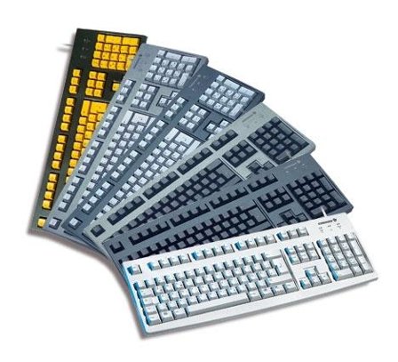 Cherry G83-6105 - tastatur - Storbritannia - svart