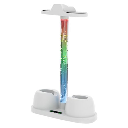 INF Displaystativ controller oplader til Oculus Quest 3 RGB lys