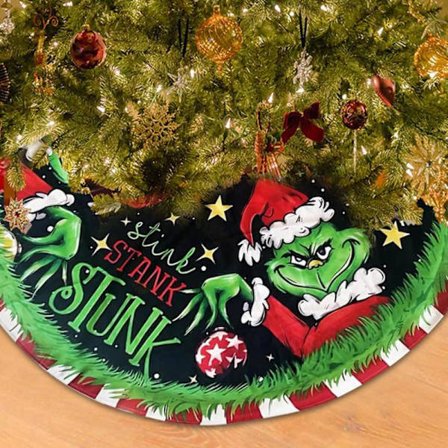 48-tommers juletreteppe, morsomt, dekorativt juletreteppe