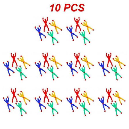 1~20 stk. Sjov til børnefest til mænd og børn, elastiske klæbrige hænder, legetøj, klæbrige edderkopper, fødselsdagsfestgaver, festartikler