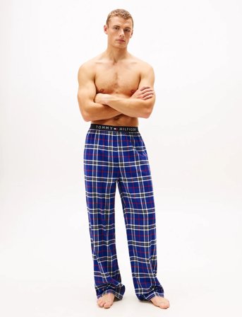 Tommy Hilfiger Flannel Pj Pant Waistband - Blue - XL