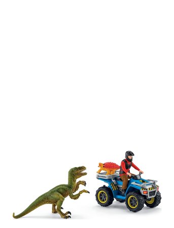 Schleich Schleich Quad Escape From Velociraptor - Multi/patterned - ONE SIZE