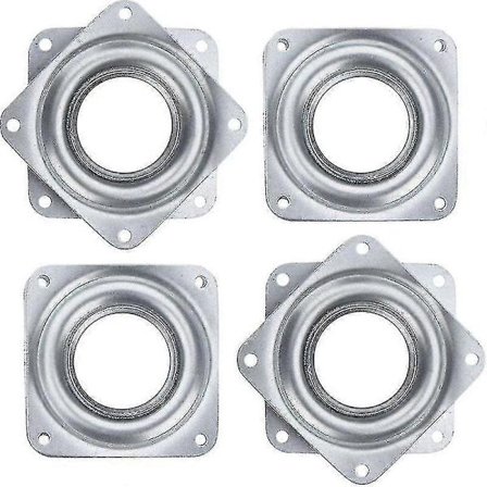 Raskaat 2 tuuman neliön muotoiset Lazy Susan -kääntöpöydän laakerit - 4 kpl