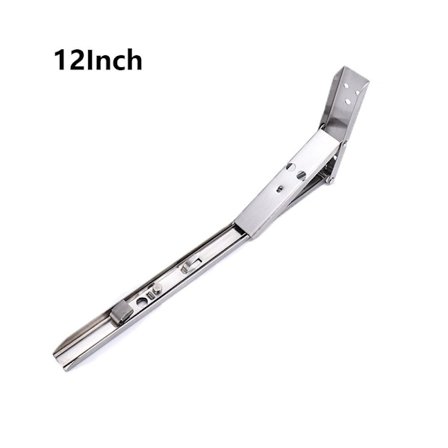 1 Par sammenleggbar hyllebrakett Veggmontert støtte SØLV 12INCH