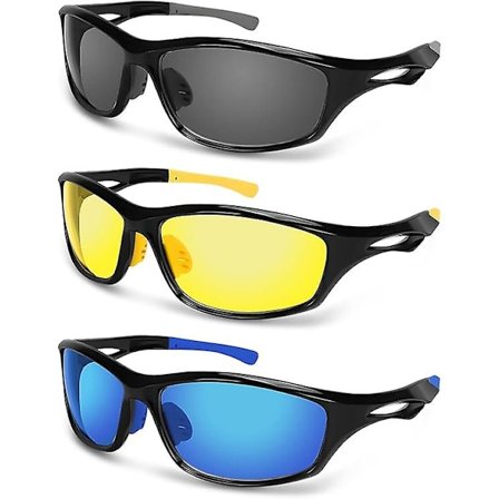 Solglasögon, Cykelglasögon UV400 Sport Solglasögon Smutscykelglasögon Motorcykelglasögon Polariserad Sport Solglasögon