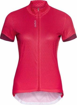 Odlo Women's The Essential Jersey Women Short sleeved fitness sweater Pink S