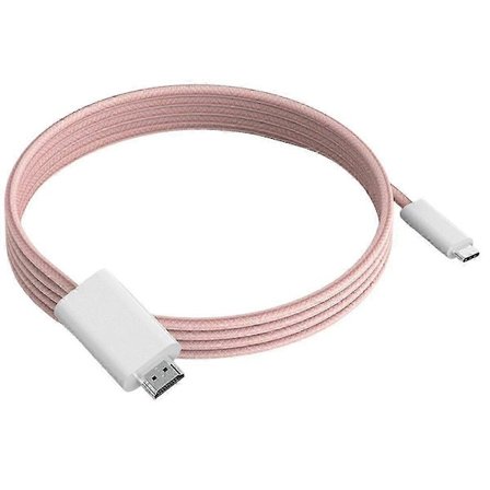 Type-C til HDMI Konverterkabel 1.8M, 4K 60Hz Support til Telefoner & Computere, Pi Kompatibel
