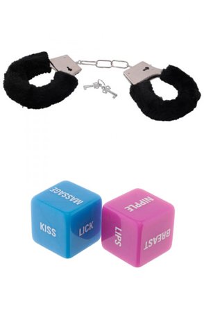 Parpaket Handfesseln + Positionswürfel
