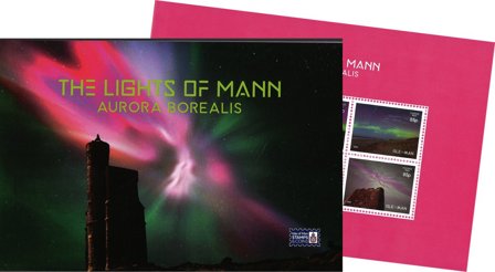 Isle of Man - Nordlys - Postfrisk prestigehæfte
