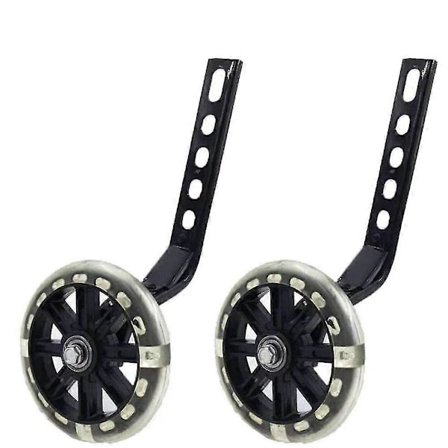 Stödhjul Blinkande Tyst Hjul Cykel Stabilisator Monteringssats Kompatibel För Cyklar Av 12 14 16 18 Tum