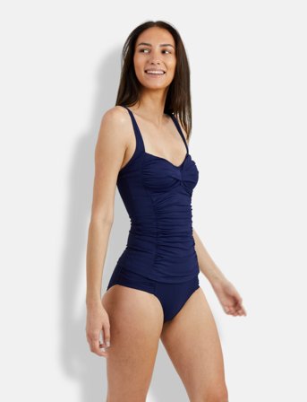 Panos Emporio Ravenna Solid Tankini - Navy - 42
