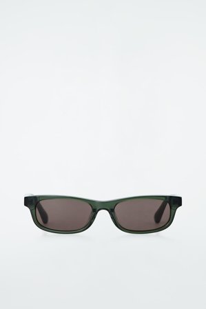 COS Men's Scope Sunglasses - Rectangle in Green