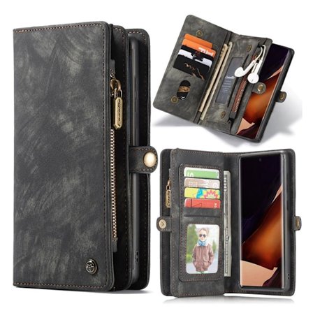 CaseMe Samsung Galaxy Note 20 Ultra Pung med Lynlås - Sort