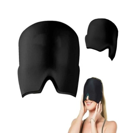 Migrenlue - Hodepinelue mot Migrene - Kjølende øyemaske svart svart svart svart one size